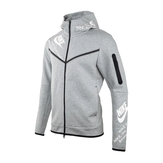 Толстовка Nike M NSW TCH FLC FZ WR GX HOODIE DM6474-063 фото 1 — интернет-магазин Tapok