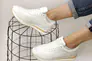 Кросівки жіночі шкіряні 4S 584016 Білі Фото 4