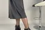 Ботильоны женские кожаные черного цвета на каблуке со шнуровкой демисезонные Фото 2