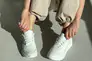 Кроссовки женские кожаные белые Фото 5
