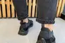Кросівки чоловічі шкіряні чорні із вставками нубуку та текстилю. Фото 5