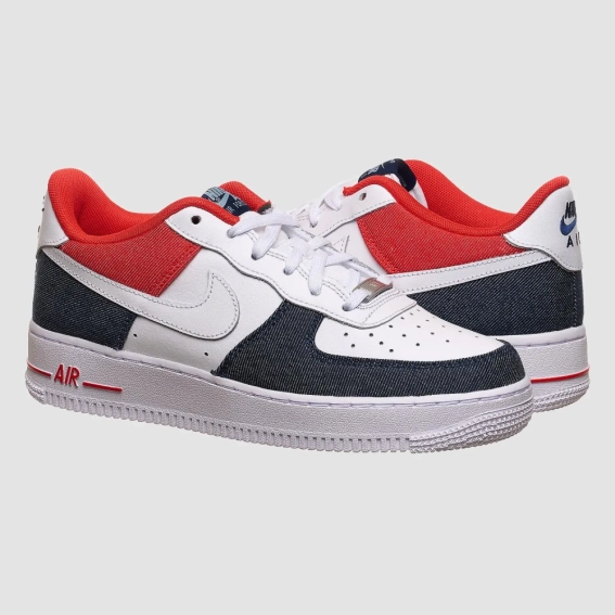 Кроссовки унисекс Nike Air Force 1 Low Lv8 Usa (Gs (DJ5180-100) фото 8 — интернет-магазин Tapok