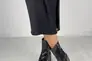 Ботинки женские кожа наплак черного цвета на каблуке демисезонные Фото 6