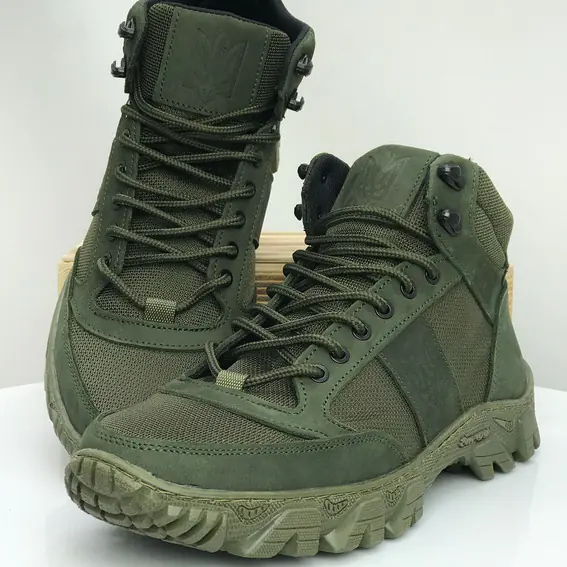 Тактические ботинки SAV 584120 Темно-зеленые. фото 2 — интернет-магазин Tapok