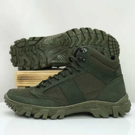 Тактические ботинки SAV 584120 Темно-зеленые. фото 3 — интернет-магазин Tapok