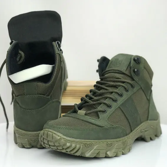 Тактические ботинки SAV 584120 Темно-зеленые. фото 5 — интернет-магазин Tapok