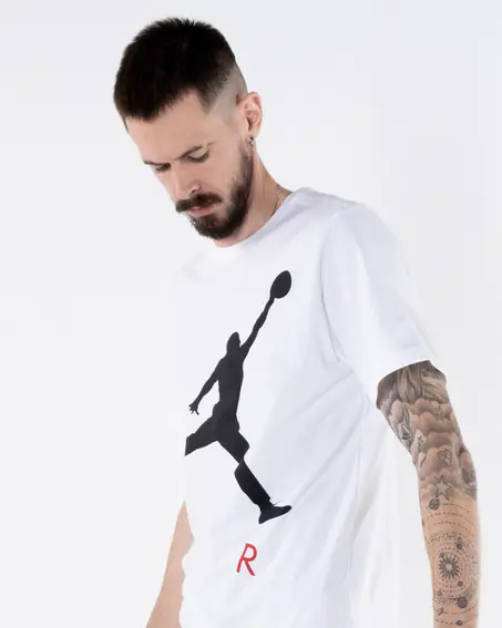 Футболка Nike M J JUMPMAN AIR HBR SS CREW CV3425-101 фото 4 — інтернет-магазин Tapok