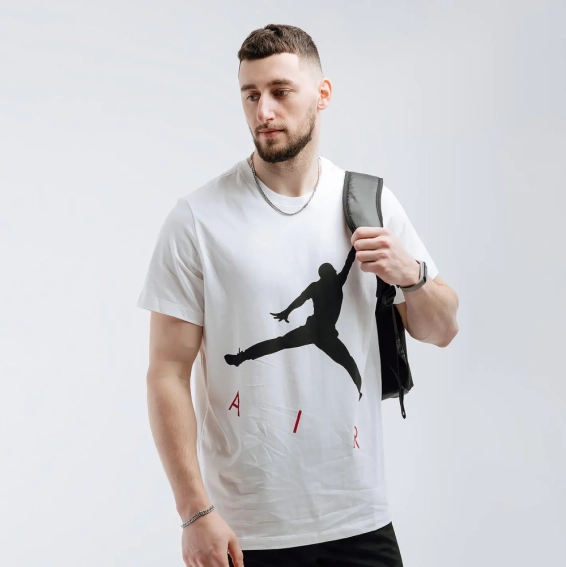 Футболка Nike M J JUMPMAN AIR HBR SS CREW CV3425-101 фото 16 — інтернет-магазин Tapok