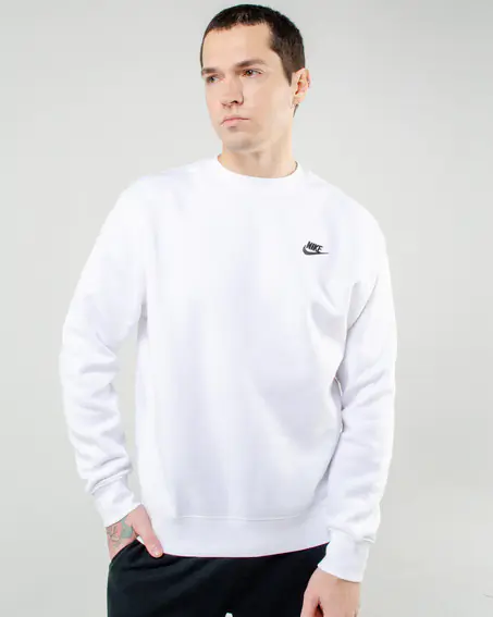 Толстовка Nike M NSW CLUB CRW BB BV2662-100 фото 1 — інтернет-магазин Tapok