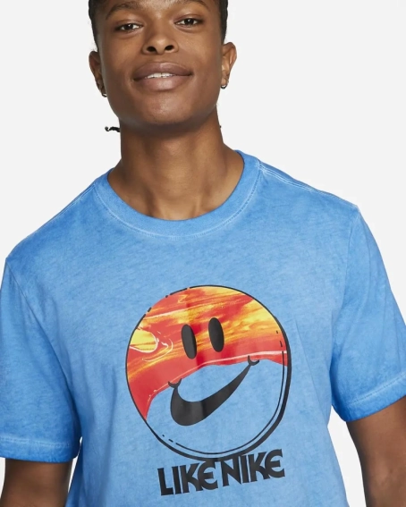 Футболка Nike M NSW TEE SPBRK LIKE NK DYE DB6190-435 фото 4 — интернет-магазин Tapok