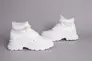 Ботинки женские кожаные белые на шнурках на толстой подошве зимние Фото 7