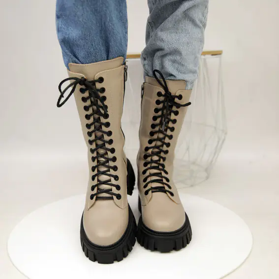 Ботинки Teona 584132 Бежевые фото 3 — интернет-магазин Tapok
