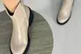 Ботинки женские кожаные бежевые на каблуке демисезонные Фото 7