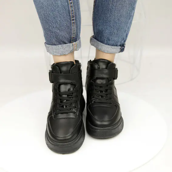 Кросівки жіночі  584211 Чорні фото 3 — інтернет-магазин Tapok