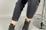 Кросівки жіночі шкіряні чорні зимові Фото 5