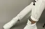 Кросівки жіночі шкіряні білі зимові Фото 5