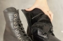 Женские ботинки кожаные зимние черные Yuves 1270 Фото 10