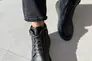 Ботинки мужские кожаные черного цвета на меху Фото 5