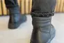 Ботинки мужские кожаные черного цвета на меху Фото 10