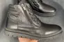 Ботинки мужские кожаные черного цвета на меху Фото 16