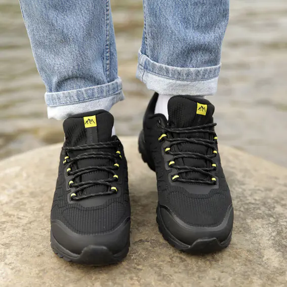 Кросівки чоловічі  584455 Чорні жовті фото 4 — інтернет-магазин Tapok
