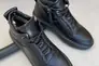 Ботинки мужские кожаные черные на меху Фото 11