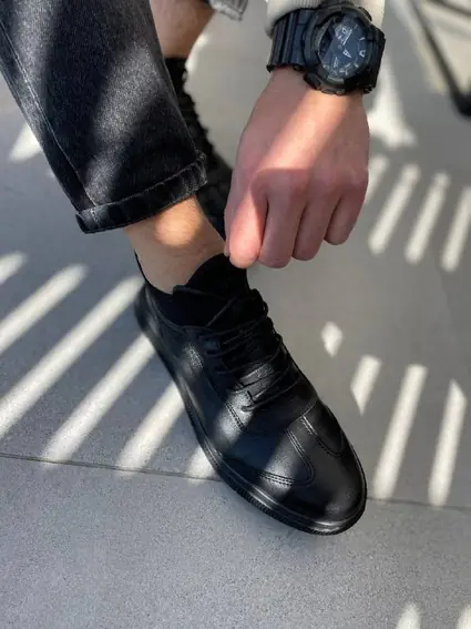 Ботинки мужские кожа флотар черные зимние фото 12 — интернет-магазин Tapok