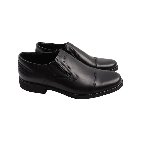 Туфли мужские Giorgio черные натуральная кожа 36-22DTC фото 1 — интернет-магазин Tapok