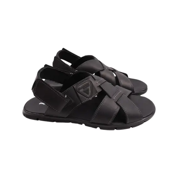 Сандалии мужские Maxus shoes черные натуральная кожа 106-22LBC фото 1 — интернет-магазин Tapok