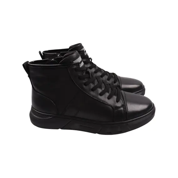 Ботинки мужские Cosottinni черные натуральная кожа 399-23ZHC фото 1 — интернет-магазин Tapok