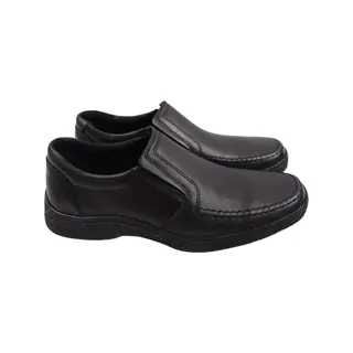Туфли мужские Konors черные натуральная кожа 145-7/22DTC