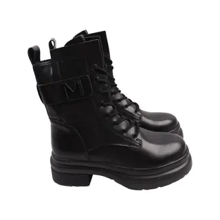 Ботинки женские Renzoni черные натуральная кожа 756-23ZHC
