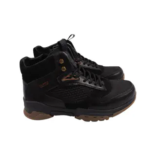 Ботинки мужские Konors черные натуральная кожа 651-23ZHS