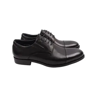 Туфлі чоловічі Brooman чорні натуральна шкіра 901-22DT