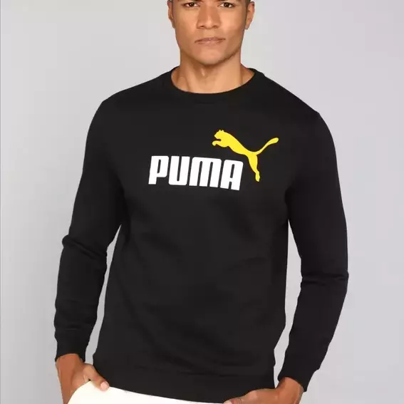 Мужская кофта Puma ESS+ 2 Col Big Logo Crew 58676254 фото 1 — интернет-магазин Tapok