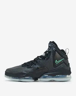 Мужские кроссовки Nike Lebron Xix Black Green Glow (CZ0203-003)