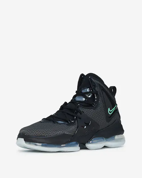 Мужские кроссовки Nike Lebron Xix Black Green Glow (CZ0203-003) фото 5 — интернет-магазин Tapok