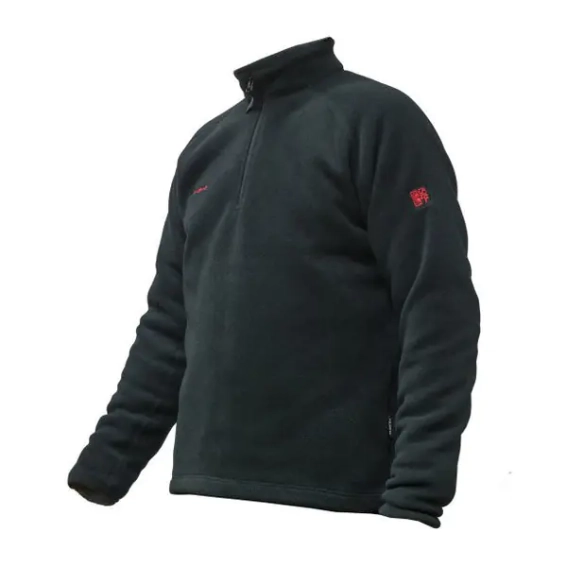 Чоловіча кофта Fahrenheit Classic Micro Zip Чорний фото 1 — интернет-магазин Tapok