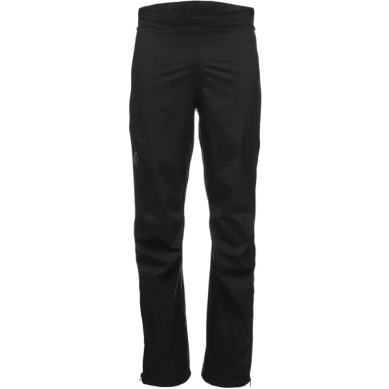 Штани Ski Black Diamond M Stormline Stretch F ZP Rain Pants Чорний фото 1 — интернет-магазин Tapok