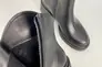 Ботинки женские кожаные черные на черной подошве демисезонные Фото 15
