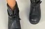 Угги женские кожаные черные со шнуровкой Фото 2