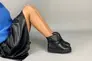 Угги женские кожаные черные со шнуровкой Фото 9