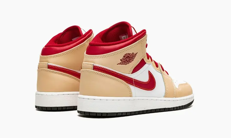 Кроссовки женские Jordan 0 Mid Light Cardinal Curry (Gs) (554725-201) фото 3 — интернет-магазин Tapok