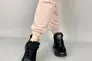 Кросівки жіночі шкіряні чорні із вставками замші зимові Фото 4