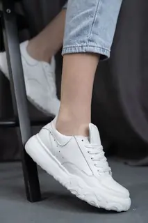 Жіночі кросівки шкіряні весняно-осінні білі Emirro M2 White