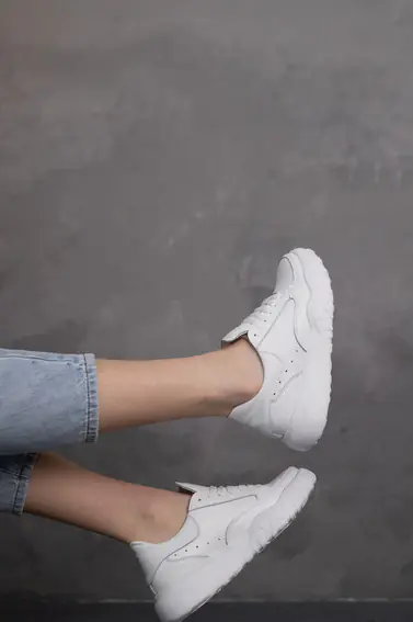 Жіночі кросівки шкіряні весняно-осінні білі Emirro M2 White фото 4 — інтернет-магазин Tapok