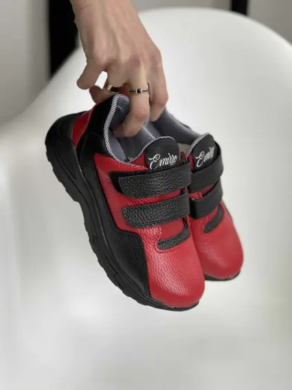 Дитячі кросівки шкіряні весна/осінь червоні Emirro 316 L Red Edition фото 4 — інтернет-магазин Tapok