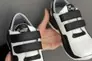 Детские кроссовки кожаные весна/осень белые-черные Emirro 316 L White Edition Фото 3