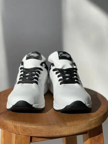 Подростковые кроссовки кожаные весна/осень белые Emirro 039 White Edition фото 7 — интернет-магазин Tapok