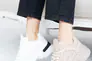 Женские кроссовки кожаные летние бежевые Emirro  ЖСС 18-505 Фото 6